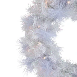 Northlight Pre-Lit Vermont White Pine Artificial Christmas Wreath, 24-Inch, Clear Lights 9 Northlight Pre-Lit Vermont White Pine Artificial Christmas Wreath, 24-Inch, Clear Lights -Festival northlight sm92935 2 18412.1671699961
