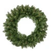 Northlight Pre-Lit Rockwood Pine Artificial Christmas Wreath - 24-Inch, Clear Lights