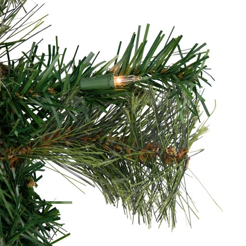 Northlight 9' X 10" Pre-Lit Oregon Cashmere Pine Artificial Christmas Garland, Clear Lights 5 Northlight 9' X 10" Pre-Lit Oregon Cashmere Pine Artificial Christmas Garland, Clear Lights - Image 3