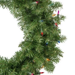 Northlight Pre-Lit Rockwood Pine Artificial Christmas Wreath, 24-Inch, Multi Lights 7 Northlight Pre-Lit Rockwood Pine Artificial Christmas Wreath, 24-Inch, Multi Lights -Festival northlight sm93030 2update 65486.1666251139