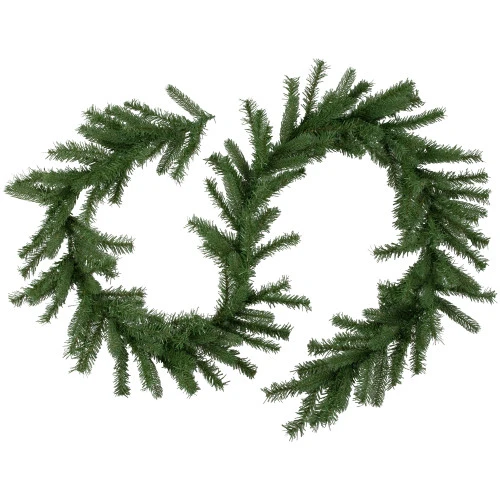 Northlight 9' X 10" Green Sierra Noble Fir Artificial Christmas Garland, Unlit 3 Northlight 9' X 10" Green Sierra Noble Fir Artificial Christmas Garland, Unlit