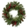 Northlight Pre-Lit Battery Operated Mixed Pine And Berries Christmas Wreath - 24" - Warm White LED Lights 2 Northlight Pre-Lit Battery Operated Mixed Pine And Berries Christmas Wreath - 24" - Warm White LED Lights -Festival northlight sm93371 1 26575.1661887123