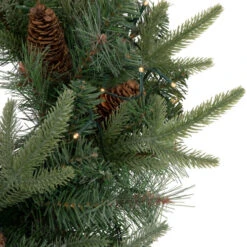 Northlight Pre-Lit Battery Operated Mixed Pine And Pine Cone Christmas Wreath - 24" - Warm White LED Lights -Festival northlight sm93376 3 55727.1665611040