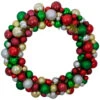 Northlight Traditional Colors 2-Finish Shatterproof Ball Christmas Wreath, 36-Inch -Festival northlight sm93809 1 64382.1665087480