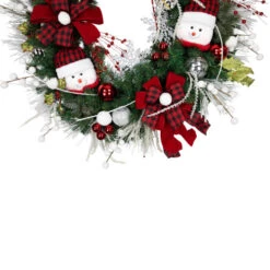 Northlight Snowmen And Icicles Pine Artificial Christmas Wreath - 40" - Unlit 12 Northlight Snowmen And Icicles Pine Artificial Christmas Wreath - 40" - Unlit -Festival northlight sm95365 02 11762.1701019003