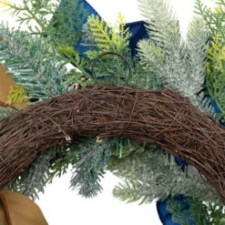 Northlight Frosted Pine With Blueberries, Bows And Ornaments Christmas Wreath - 24" - Unlit 17 Northlight Frosted Pine With Blueberries, Bows And Ornaments Christmas Wreath - 24" - Unlit -Festival northlight sm97257 06 42273.1726712136