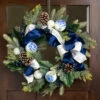 Northlight Frosted Pine With Blueberries, Bows And Ornaments Christmas Wreath - 24" - Unlit 1 Northlight Frosted Pine With Blueberries, Bows And Ornaments Christmas Wreath - 24" - Unlit -Festival northlight sm97257 styled 01 96570.1726712136