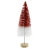 Northlight Glittered Bottlebrush Christmas Tree - 12" - Red And White 2 Northlight Glittered Bottlebrush Christmas Tree - 12" - Red And White -Festival northlight tr94455 1 53512.1670143660