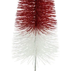 Northlight Glittered Bottlebrush Christmas Tree - 12" - Red And White -Festival northlight tr94455 3 17436.1670143660