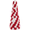 Northlight Candy Cane Plush PomPom Christmas Tree Decoration - 15" - Red And White 2 Northlight Candy Cane Plush PomPom Christmas Tree Decoration - 15" - Red And White -Festival northlight tr95021 1 39453.1700154024