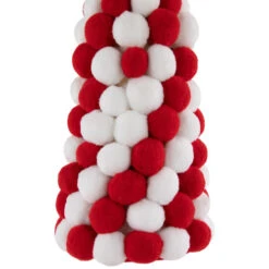 Northlight Candy Cane Plush PomPom Christmas Tree Decoration - 15" - Red And White 10 Northlight Candy Cane Plush PomPom Christmas Tree Decoration - 15" - Red And White -Festival northlight tr95021 3 16883.1700154024