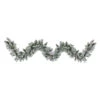 Northlight Flocked Angel Pine Artificial Christmas Garland With Pinecones - 9' X 10" - Unlit -Festival northlight v03980 49869.1588356342
