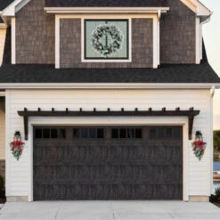 Northlight Snowy Flocked Angel Pine With Pine Cones Artificial Christmas Wreath - 36" - Unlit -Festival northlight v150892c20v03982 styled 18730.1692025708