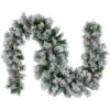 Northlight Flocked Angel Pine And Pine Cones Artificial Christmas Garland - 6.75' X 12" - Unlit -Festival northlight v15090 01 73903.1690555851