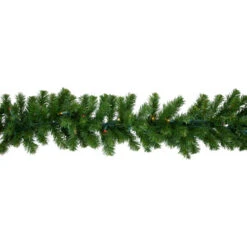 Northlight Pre-Lit Oak Creek Pine Artificial Christmas Garland - 9' X 10" - Multi Lights -Festival northlight v15903 02 39036.1692803904