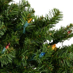 Northlight Pre-Lit Canadian Pine Artificial Christmas Wreath - 36" - Multi Lights 13 Northlight Pre-Lit Canadian Pine Artificial Christmas Wreath - 36" - Multi Lights -Festival northlight v15907 03 26293.1689690991