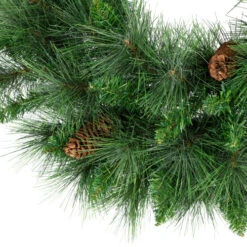 Northlight White Valley Pine With Pine Cones Artificial Christmas Wreath - 24" - Unlit -Festival northlight v15932 02 06384.1707418290