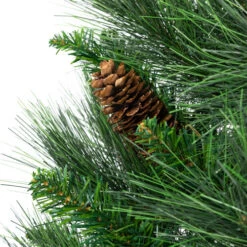 Northlight White Valley Pine With Pine Cones Artificial Christmas Wreath - 24" - Unlit -Festival northlight v15932 03 78387.1707418290