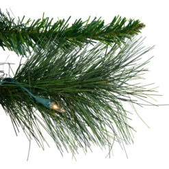 Northlight Pre-Lit White Valley Pine Artificial Pinecone Christmas Wreath - 36" - Clear Lights -Festival northlight v15936 04 07047.1691247505