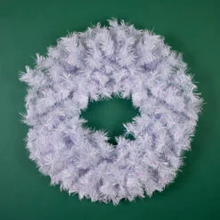 Northlight Icy White Iridescent Spruce Artificial Christmas Wreath - 36" - Unlit -Festival northlight v870632c20v870642c20v87059 green 57773.1691074602