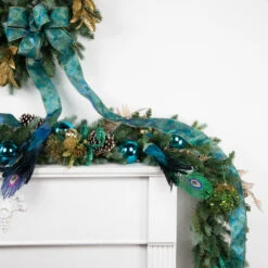 Northlight Real Touch™? Blue Spruce Artificial Christmas Garland - 9' X 14" - Unlit -Festival northlight v94164 styled 4 72040.1681836545