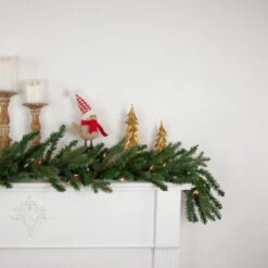 Northlight Real Touch™ Pre-Lit Grande Spruce Artificial Christmas Garland - 9' X 14" - Clear Lights -Festival northlight v94172 1 styled 27396.1697819840