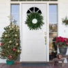 Northlight Real Touch™ Pre-Lit Grande Spruce Artificial Christmas Wreath - 24" - Clear Lights -Festival northlight v94173 styled 16592.1697819840