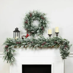 Northlight Real Touch™? Flocked Snowcap Grove Fir Artificial Christmas Garland - 7' X 15" - Unlit 12 Northlight Real Touch™? Flocked Snowcap Grove Fir Artificial Christmas Garland - 7' X 15" - Unlit -Festival northlight v96282 26 v96283 styled 12164.1726279112