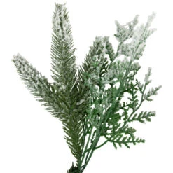 Northlight Real Touch™? Flocked Wind River Fir With Berries Artificial Christmas Wreath - 24" - Unlit -Festival northlight v96306 04 42826.1726279112