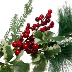 Northlight 5' X 5" Holly And Pine Springs Artificial Christmas Garland - Unlit -Festival northlight vm02196 1 87353.1664724867