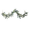 Northlight 5' X 6" Iced Leaves And Winter Berries Artificial Christmas Garland, Unlit -Festival northlight vm26546 42734.1591031694