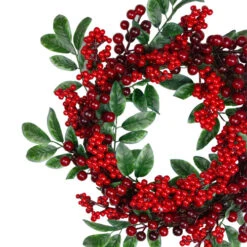 Northlight Red Berries And Two-Tone Green Leaves Artificial Christmas Wreath - 18-Inch, Unlit 10 Northlight Red Berries And Two-Tone Green Leaves Artificial Christmas Wreath - 18-Inch, Unlit -Festival northlight vm37805 1 34015.1601602361