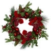 Northlight Magnolia And Red Berries Artificial Christmas Wreath - 22-Inch, Unlit -Festival northlight vm89233 updated 80313.1603504972