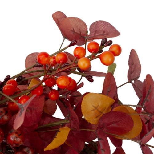Northlight Red Berries Artificial Christmas Wreath - 24-Inch, Unlit 6 Northlight Red Berries Artificial Christmas Wreath - 24-Inch, Unlit - Image 4