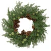 Northlight Pinecones And Blueberries Artificial Christmas Wreath, 28-Inch, Unlit
