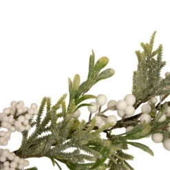 Northlight 5' X 10" White Berry And Frosted Pine Christmas Garland, Unlit 7 Northlight 5' X 10" White Berry And Frosted Pine Christmas Garland, Unlit -Festival northlight vm92775 2 updated 71157.1659734619