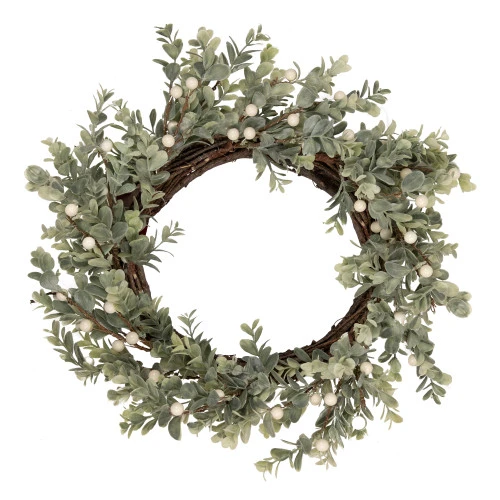 Northlight Real Touch™? Berry And Eucalyptus Christmas Wreath - 18" - Unlit 3 Northlight Real Touch™? Berry And Eucalyptus Christmas Wreath - 18" - Unlit