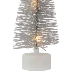 Northlight LED Lighted Mini Bottle Brush With Star Topper Christmas Village Trees - Set Of 2 -Festival northlight xh99389 4 55539.1698958255