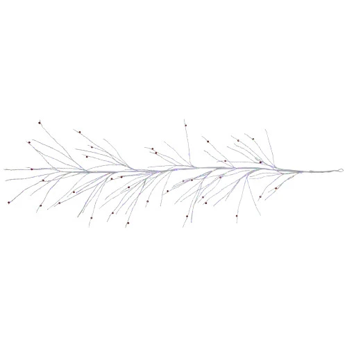 Northlight 6' X 6" Pre-Lit White Christmas Garland With Red Jingle Bells, Multi-Color Lights 3 Northlight 6' X 6" Pre-Lit White Christmas Garland With Red Jingle Bells, Multi-Color Lights