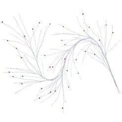 Northlight 6' X 6" Pre-Lit White Christmas Garland With Red Jingle Bells, Multi-Color Lights 14 Northlight 6' X 6" Pre-Lit White Christmas Garland With Red Jingle Bells, Multi-Color Lights -Festival northlight xt93899 03 07896.1697128083