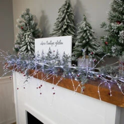 Northlight 6' Lighted Christmas Garland With Jingle Bells - Cool White Lights 15 Northlight 6' Lighted Christmas Garland With Jingle Bells - Cool White Lights -Festival northlight xt93900 styled 4 87499.1696435985