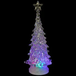 Northlight LED Lighted Acrylic Christmas Tree With Star Decoration - 12" - Multicolor Lights 12 Northlight LED Lighted Acrylic Christmas Tree With Star Decoration - 12" - Multicolor Lights -Festival northlight y94779 black 09247.1696868292