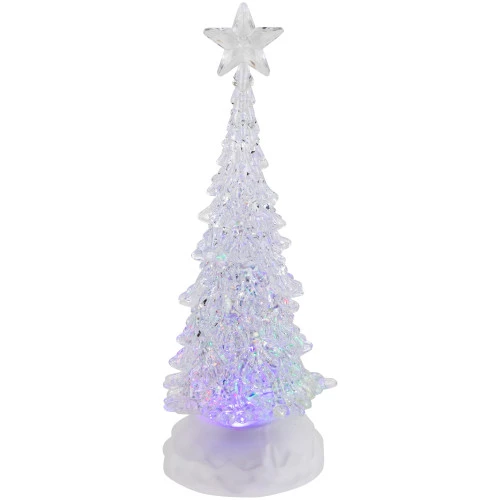 Northlight LED Lighted Acrylic Christmas Tree Decoration - 10.5" - Multi-Color Lights 4 Northlight LED Lighted Acrylic Christmas Tree Decoration - 10.5" - Multi-Color Lights - Image 2