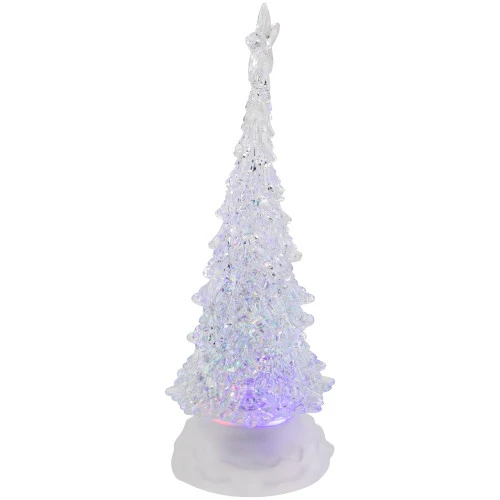 Northlight LED Lighted Acrylic Christmas Tree Decoration - 10.5" - Multi-Color Lights 8 Northlight LED Lighted Acrylic Christmas Tree Decoration - 10.5" - Multi-Color Lights - Image 6