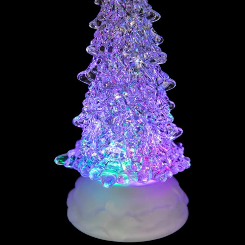 Northlight LED Lighted Acrylic Christmas Tree Decoration - 10.5" - Multi-Color Lights 5 Northlight LED Lighted Acrylic Christmas Tree Decoration - 10.5" - Multi-Color Lights - Image 3