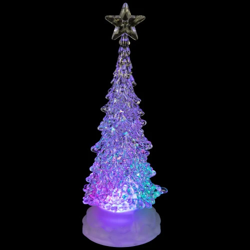 Northlight LED Lighted Acrylic Christmas Tree Decoration - 10.5" - Multi-Color Lights 6 Northlight LED Lighted Acrylic Christmas Tree Decoration - 10.5" - Multi-Color Lights - Image 4