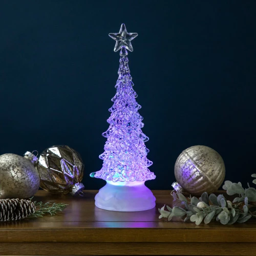 Northlight LED Lighted Acrylic Christmas Tree Decoration - 10.5" - Multi-Color Lights 3 Northlight LED Lighted Acrylic Christmas Tree Decoration - 10.5" - Multi-Color Lights