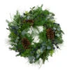 Northlight Real Touch™? Eucalyptus And Pine Artificial Christmas Wreath - 28" - Unlit -Festival northlight yk87865 02061.1600478196