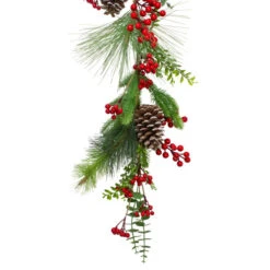 Northlight Berry Pine And Eucalyptus Artificial Christmas Garland - 5' X 10" - Unlit -Festival northlight yk87867 1 91661.1664639377