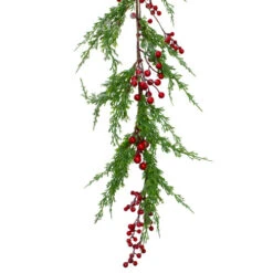 Northlight Real Touch™? Iced Berries And Pine Artificial Christmas Garland - 5' X 10" - Unlit -Festival northlight yk87881 1 35537.1669971132